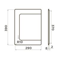 Разделочная доска CB-BASIC-370-GB графит