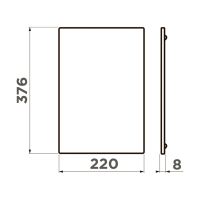 Разделочная доска CB-SINTESI-S-WD wood