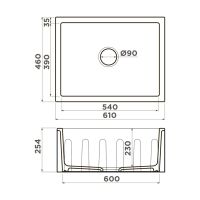 Mikura 61 SL Matt Natceramic/желтый матовый