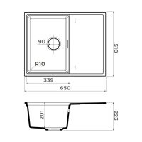 Yoru 64 Side BL черный